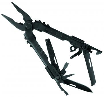 Gerber Multi-Tool MP 600 BLACK, 12 Werkzeuge, Zangenkopfsperre, Entriegelungsschieber, Nylonetui 